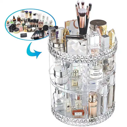 Organisateur de Maquillage Rotatif à 360°