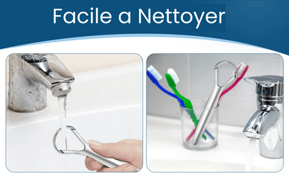 2 Gratte Langue + Un Spray Rafraichissant Offert