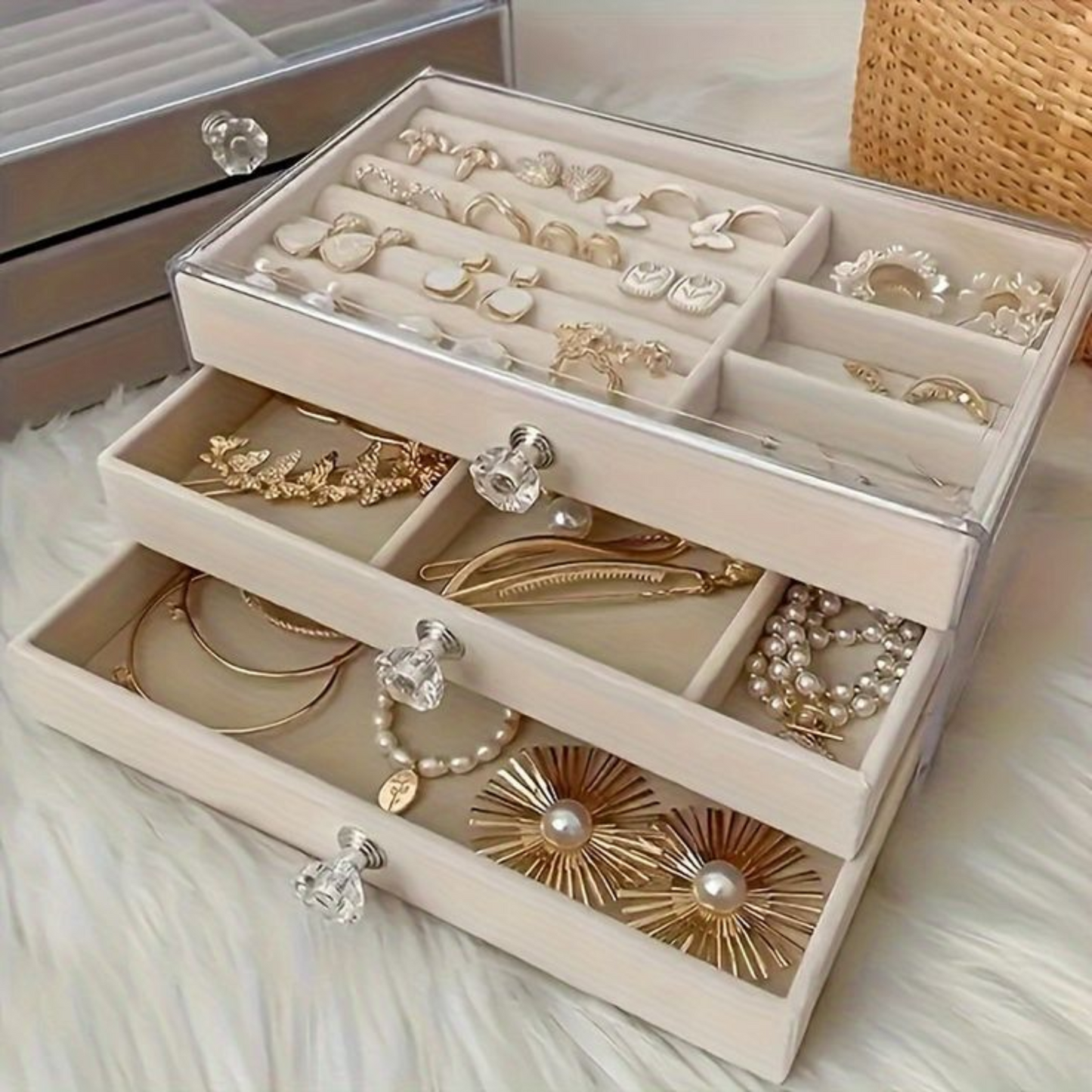 Boite a bijoux avec tiroir