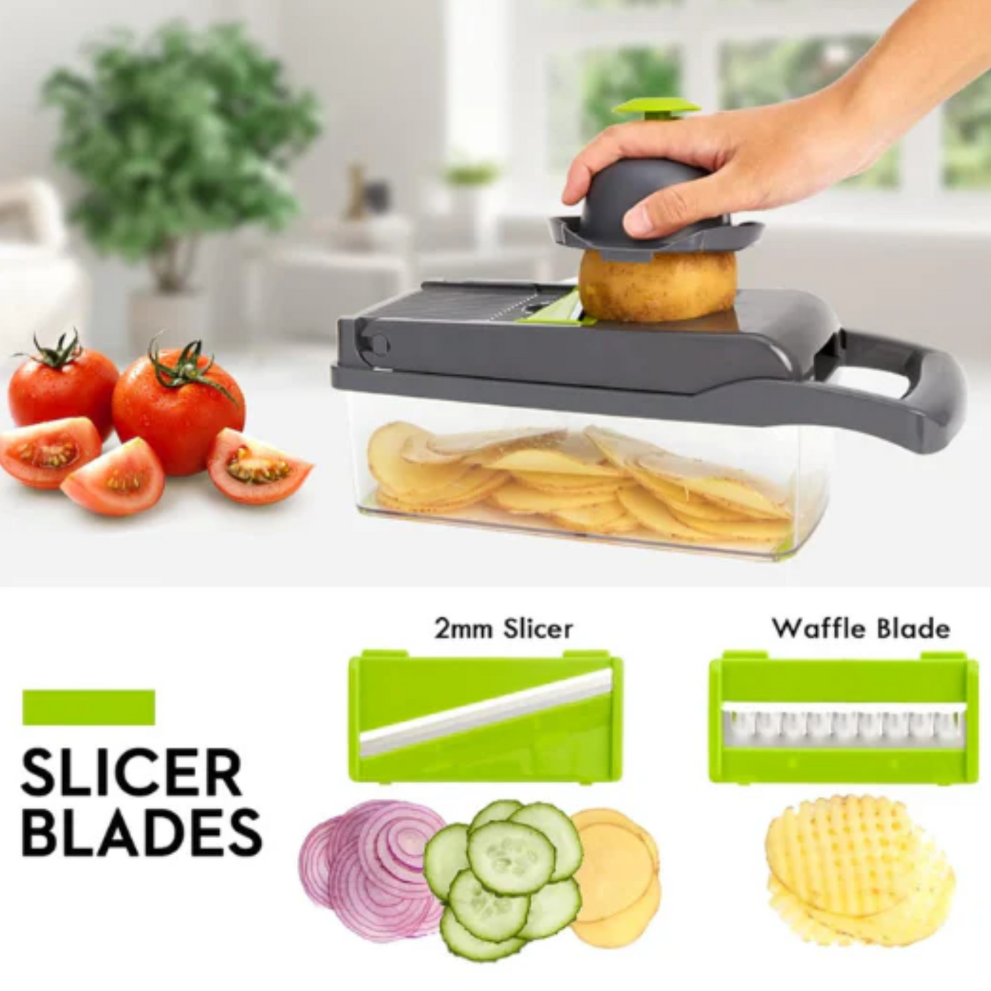 Hachoir à légumes multifonctionnel