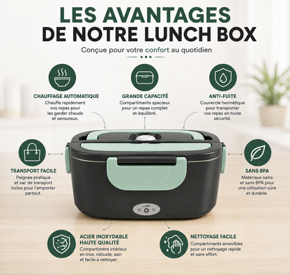 Lunch Box Électrique Avec Sac Isotherme