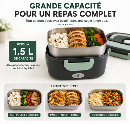 Lunch Box Électrique Avec Sac Isotherme