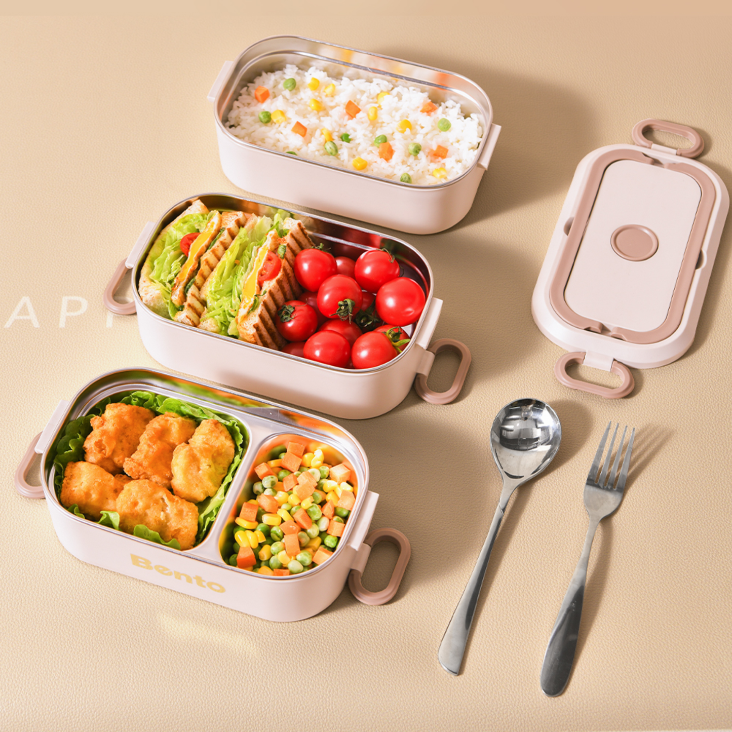 lunch box 3 pieces plus sac isotherme