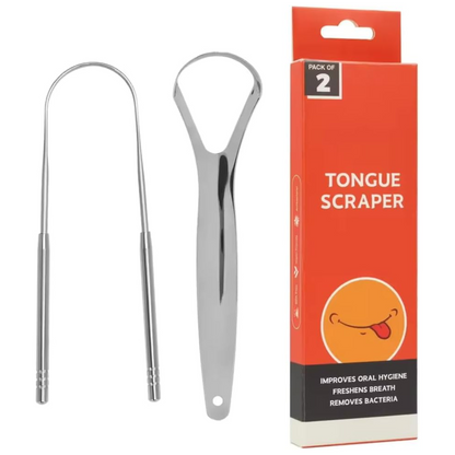 2 Gratte Langue + Un Spray Rafraichissant Offert